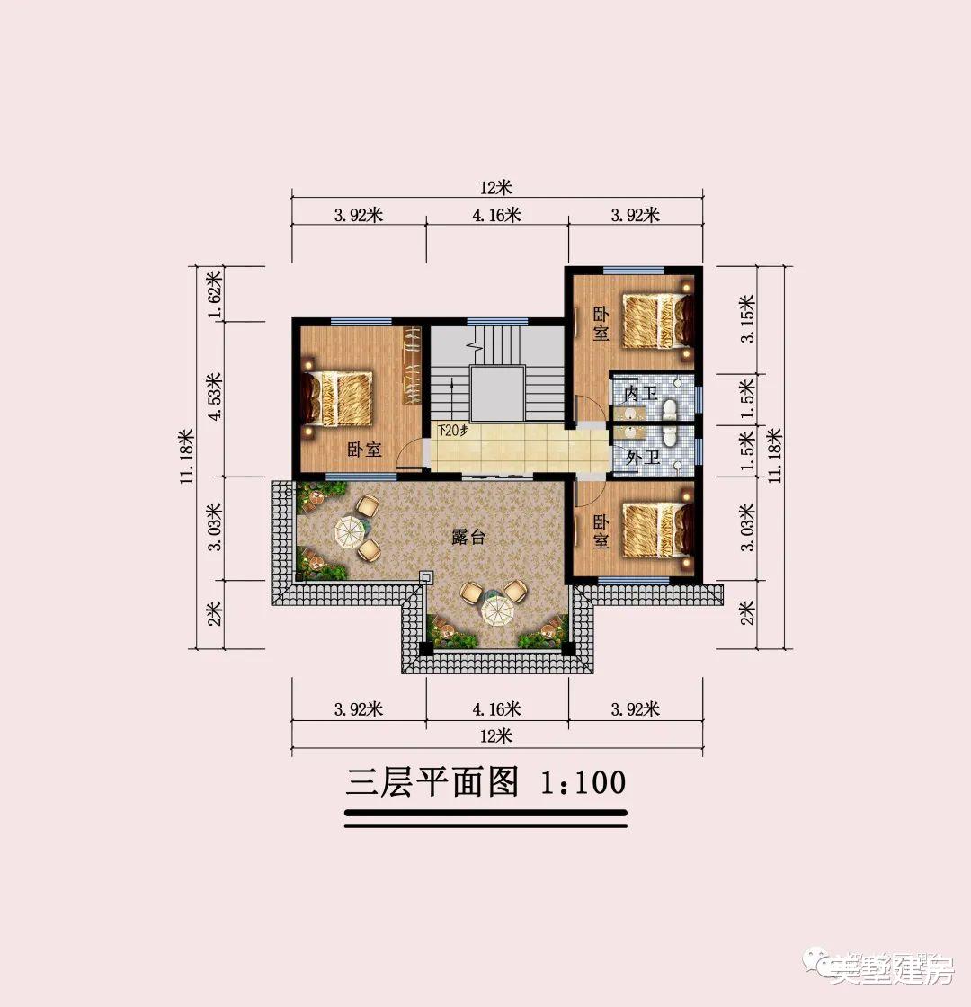 三层精致别墅,L型大露台,居住舒适自在,值得你心动!