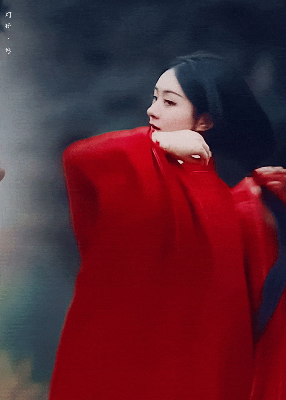 赵丽颖|《与凤行》至味海报短片，赵丽颖回眸绝美，林更新撑伞有气质！