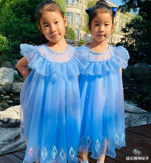 徐凤年|韩晓一儿俩女长大了，曾演《仙剑3》中火鬼王，双胞胎女儿太漂亮