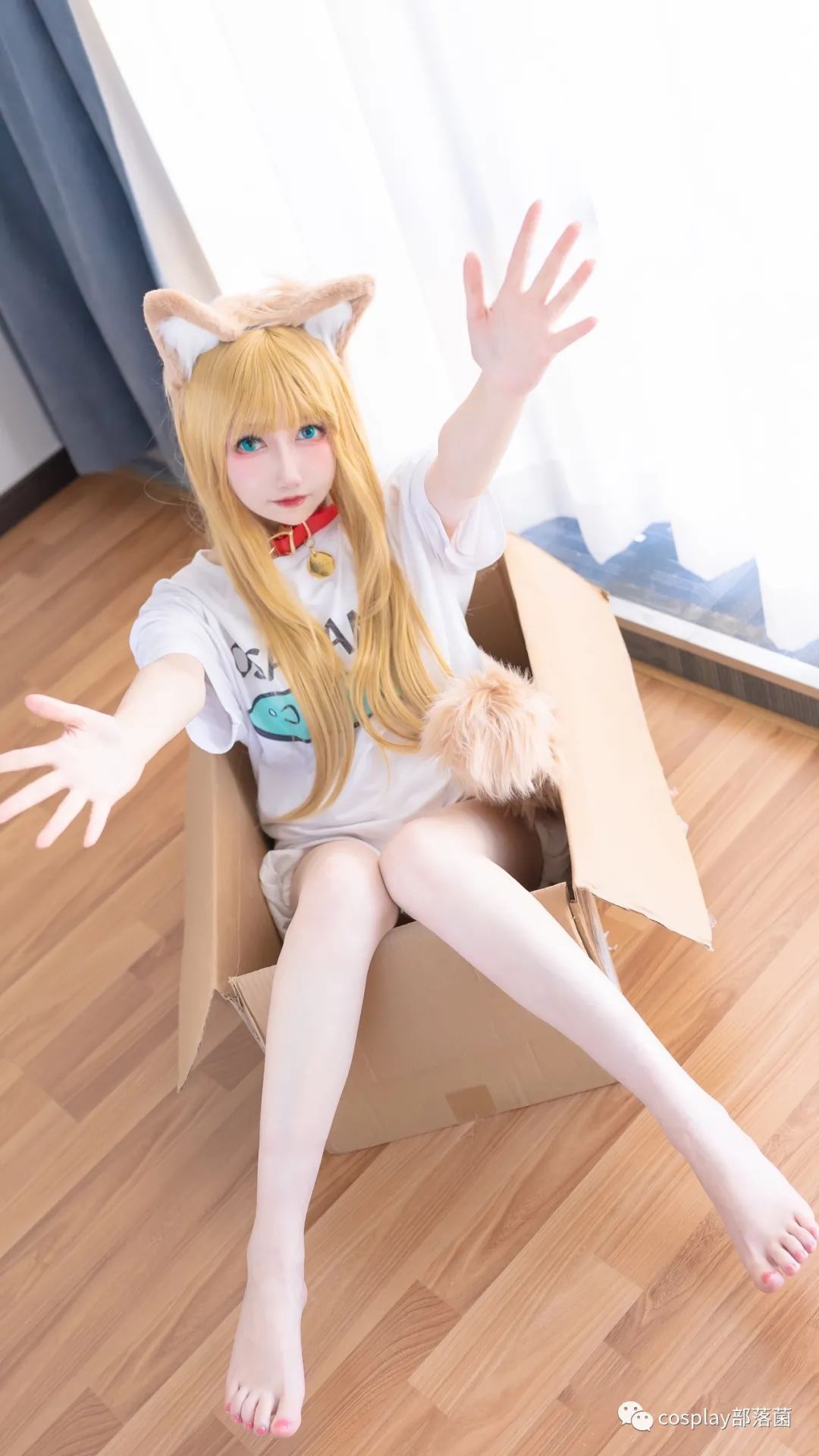|cos：40原家的猫娘黄豆粉cos正片@小梦瑶