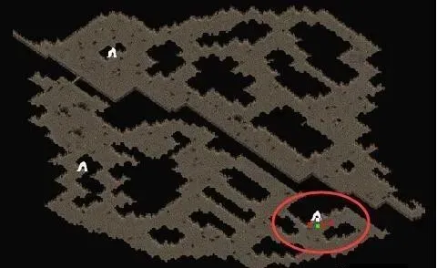 老玩家|热血传奇：骷髅洞让人晕头转向，迷路 , 四个连接通道地图老玩家不会错过