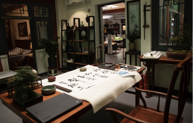 刘佩琦冬奥剧同款!龙顺成京作红木家具中式书房陈列赏析