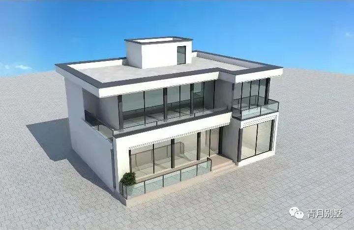 购房置业|14×11.2米二层现代小别墅,这才是年轻人钟爱的款