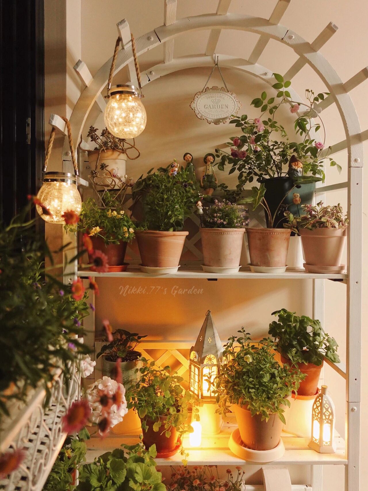 5㎡封闭阳台,打造清新治愈小花园,谁说封闭阳台不能有花园的?