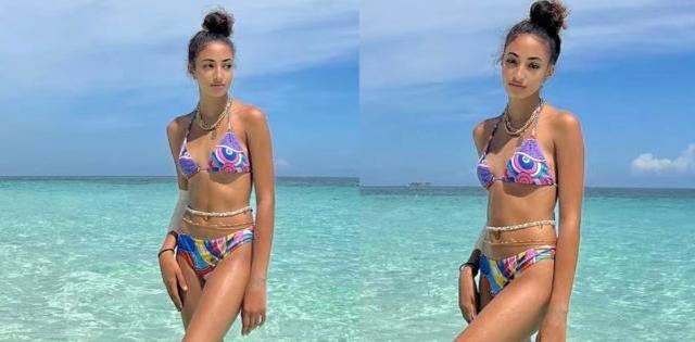 皮蓬女儿惊艳亮相!双腿修长笔直凸显骨感美,比名媛母亲更胜一筹