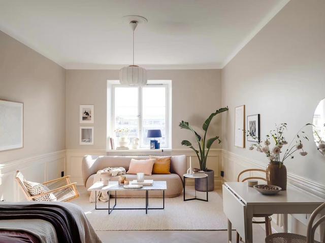 走进37㎡小而舒适的家,全屋布置温馨精致,简直一个人生活的高配