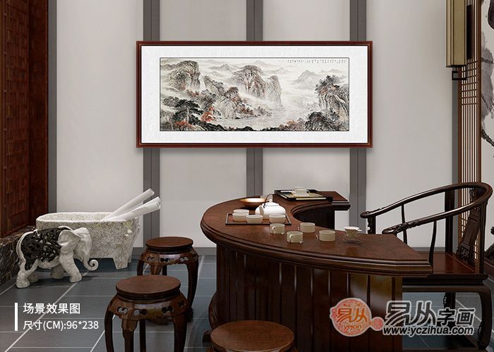 家中装饰 优美的山水画帮你打造高品位家居