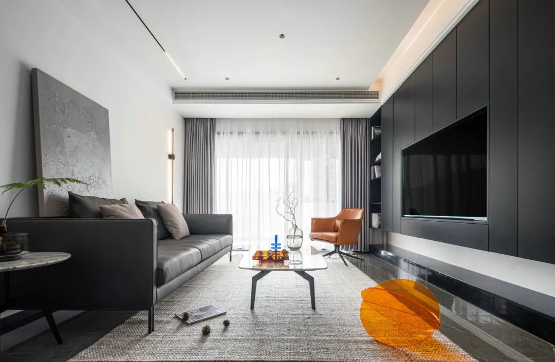 整装案例丨133㎡细节控之家,6m+超长储物电视柜,收纳MAX!