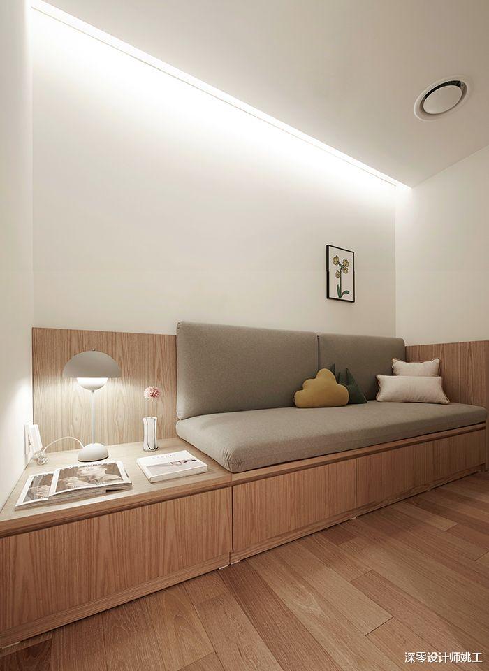 不放沙发的客厅还能这么有个性,绕客厅一圈打卡座,被炫到了