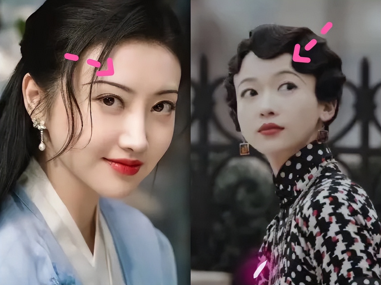 看了司藤的旗袍造型，才明白：传家为何美不上热搜了，差距在眉毛