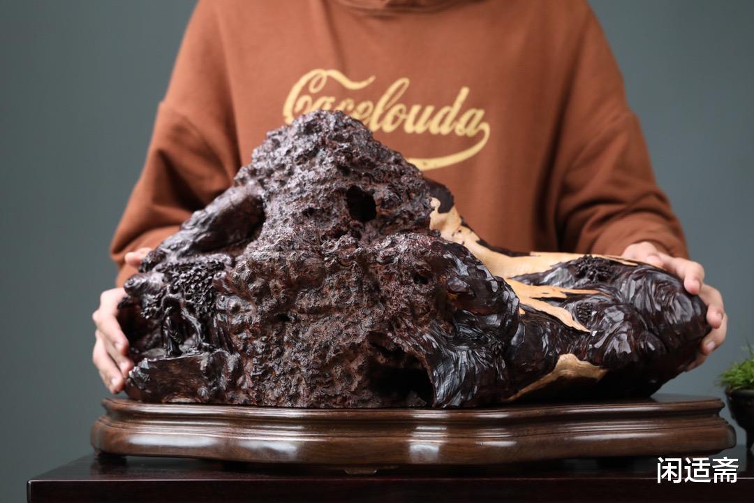 博物馆|文人清赏,小叶紫檀瘿木巧雕,赤壁怀古