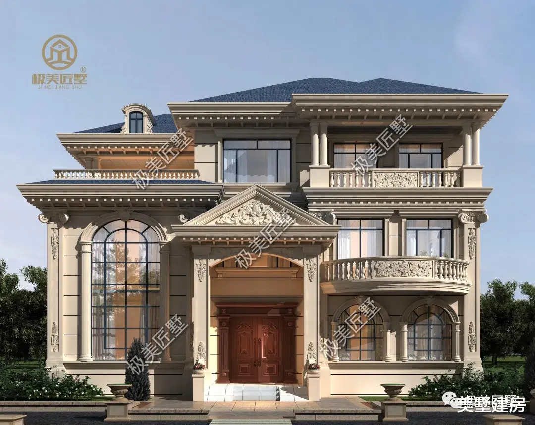 回老家建房,建栋这样的简欧风,格调满满,无人不夸!