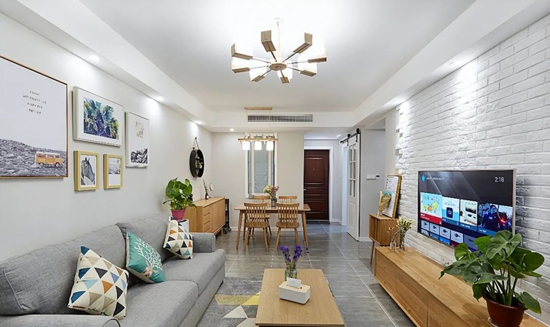 晒刚完工的88㎡北欧小户型，主卧卫生间改衣帽间，老婆直夸实用！