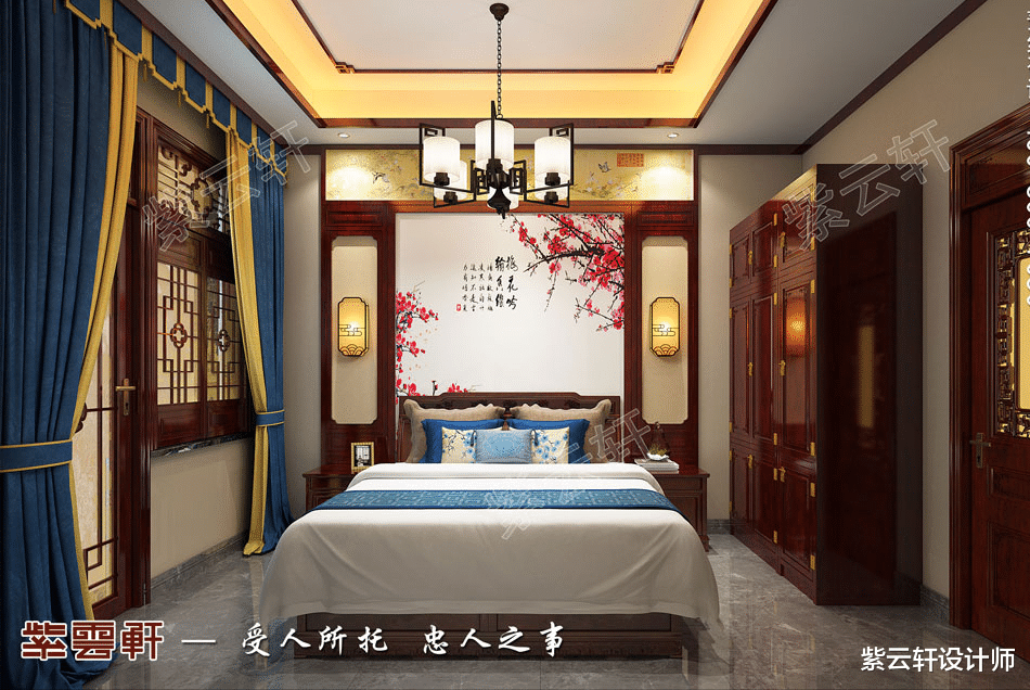 中式别墅古典装修,雍容典雅,别有一番风韵