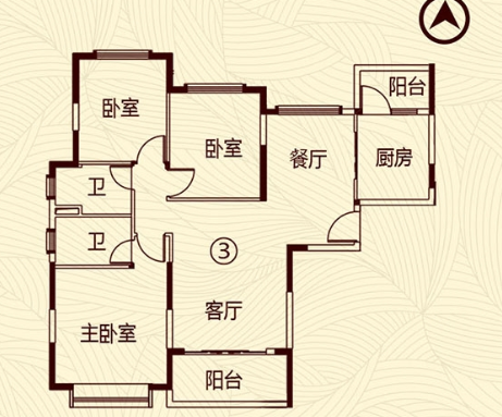 128平法式风三居室,回到自然之中去寻找本初的品性