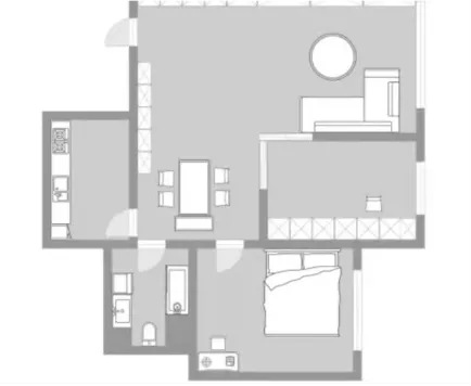 102㎡北欧轻奢风，酷爱金属+透明玻璃，这比别墅划算多了