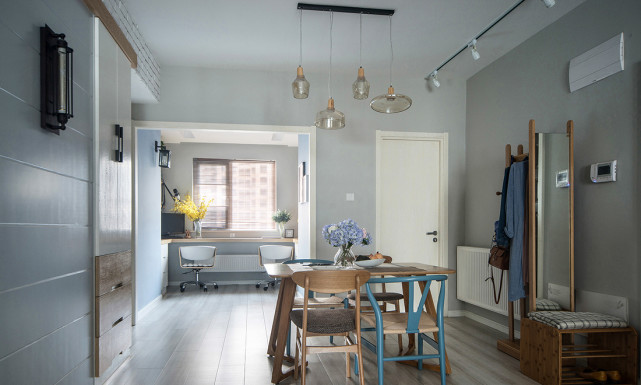 120平北欧风三居室,各个居室柔和淡雅,独立且相融