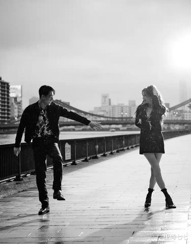 林志玲|林志玲与小7岁日本老公太浪漫，雨中漫步舞蹈，全程腻歪超甜