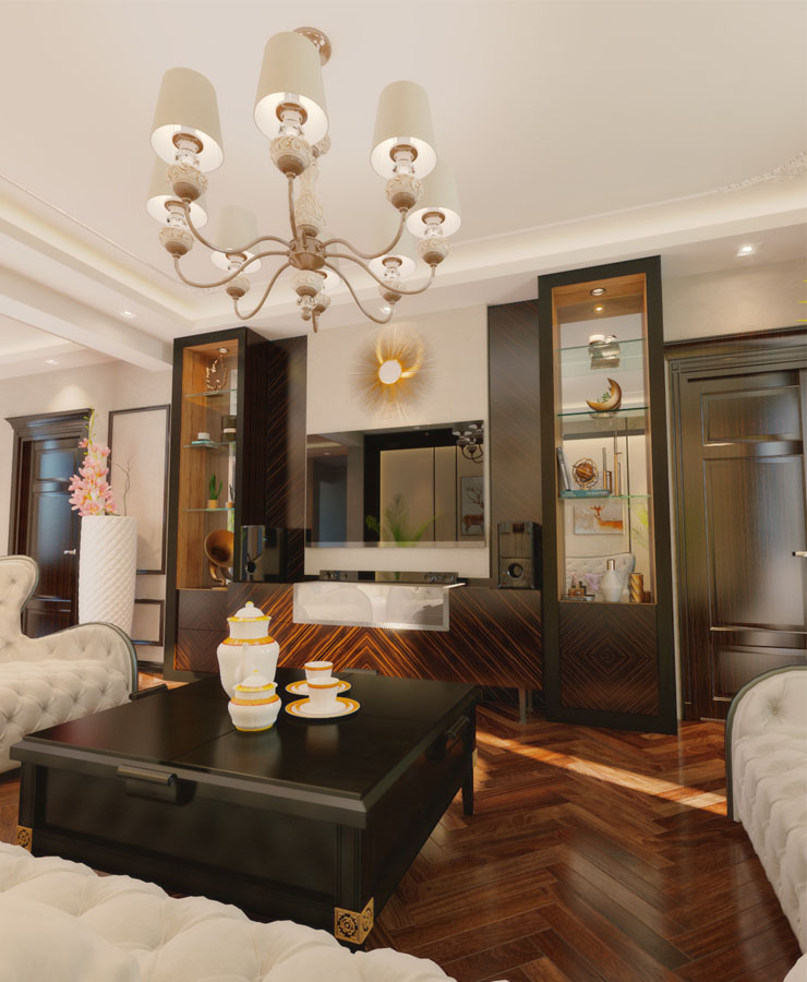 佳地二期洋房二层4居室，雍容华贵，尽显古典之美。