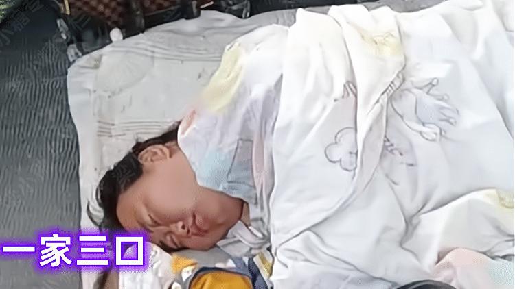 穷还是懒？浙江一男子带老婆孩子住公园打地铺，一住就是半年