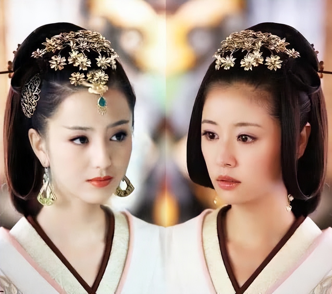 古装剧|古装剧撞衫有多尴尬？当女星扮上同款造型时，颜值差距一目了然