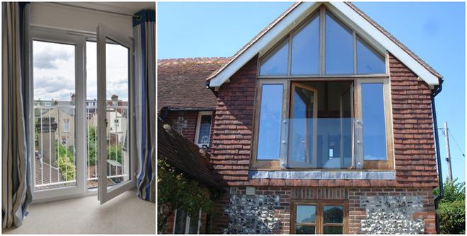 你家封阳台是不是很压抑?装玻璃门,跟封阳台一样,美观又通风!