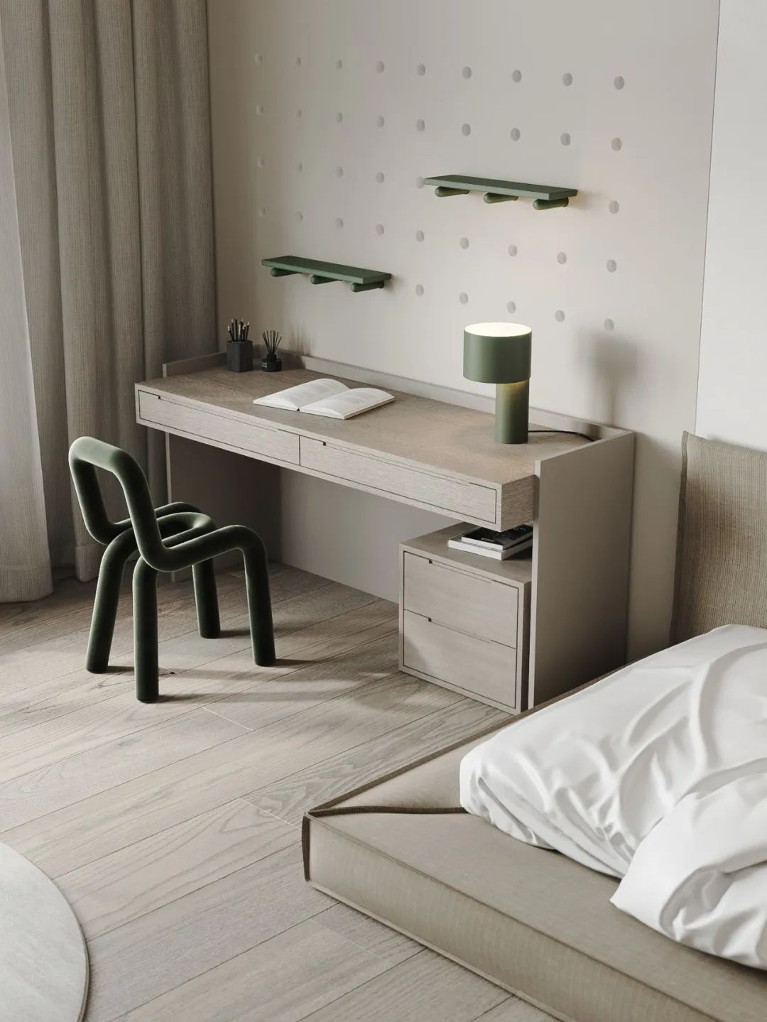 300㎡简约风,清爽淡雅!