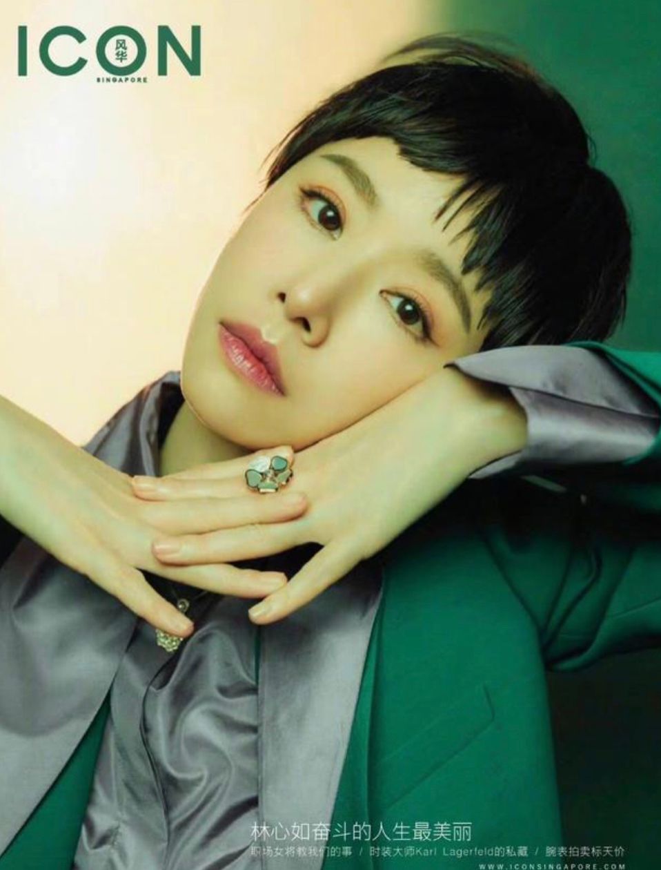 短发 有种“换脸”叫林心如剪短发，本以为会很难看，却意外洋气高级