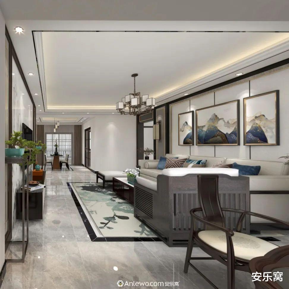 117㎡现代新中式的诗情画意,邀您一起品鉴东方式优雅