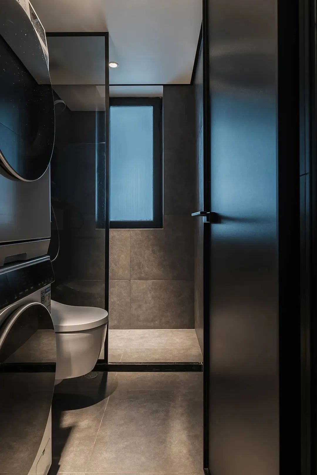 150㎡灰色极简主义,微水泥与木质的完美搭配!