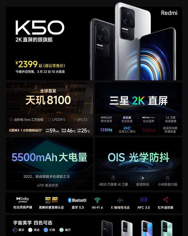 苹果|红米K40可以让位了！RedmiK50全面测评，性价比更高？