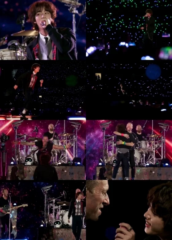 金硕珍|酷玩乐队展现对防弹金硕珍的喜爱？称他是世界级别帅气的Jin