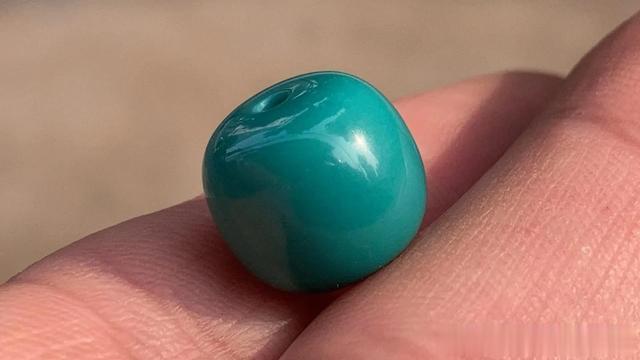 绿松石|快来围观她，看她是怎么把松石盘玉化的 !