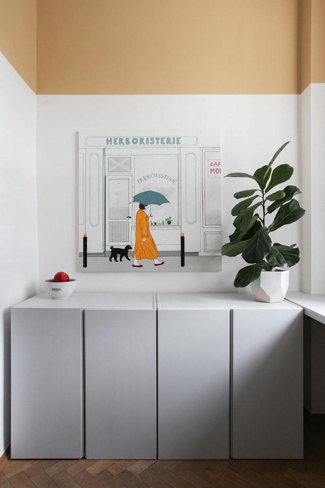 面积23平的公寓,拼色与花墙,每个角落都美,是年轻人喜欢的样子