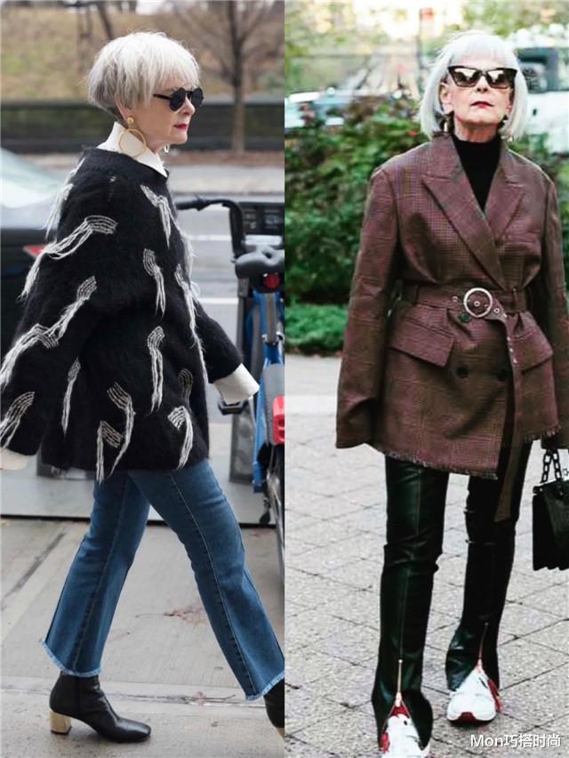刘嘉玲 这才叫活成了最美的模样，巴黎奶奶们靠体态和打扮取胜，优雅到老