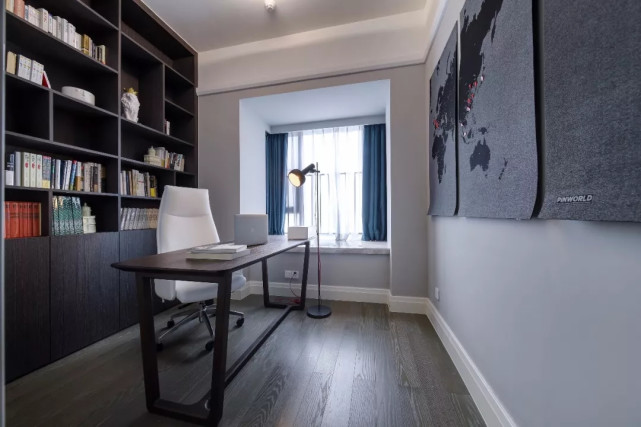 148平现代风四居室,让空间充满了安静舒心的氛围感