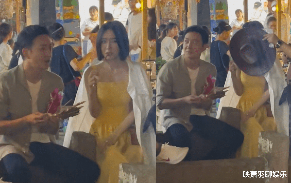 秦岚|秦岚街头拍戏,大口吃烤串没偶像包袱,好身材一览无遗