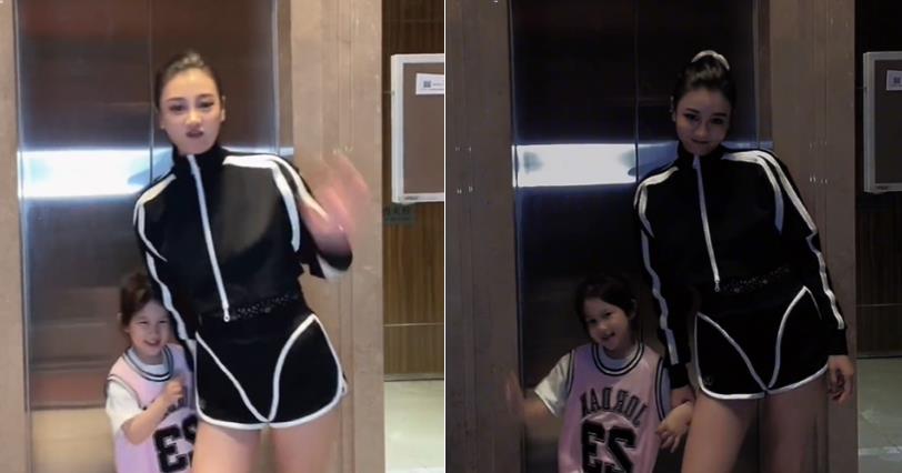 唐菀|曹云金前妻街边热舞！穿超短裤纤细长腿太抢镜，遮挡纹身痕迹明显