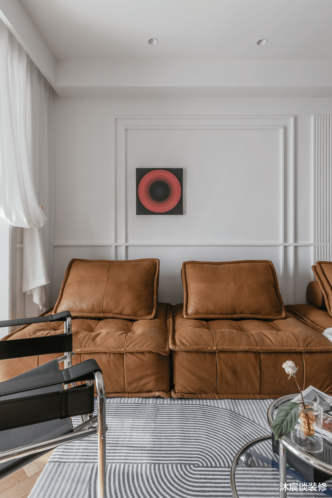 只要软装搭配得好,就算全屋大白墙也很惊艳!