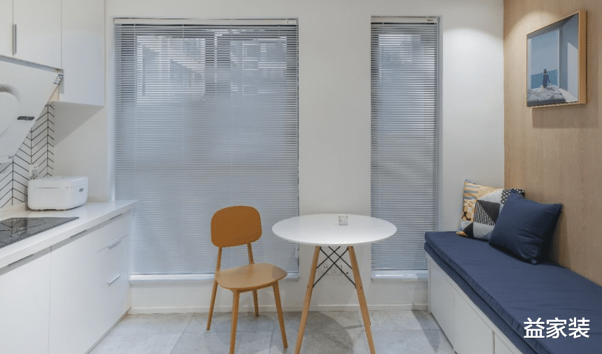 23平方米小户型,家里还有可以旋转的电视机,满足业主的期待