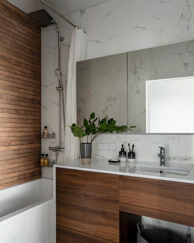 被35㎡俄罗斯住宅圈粉了,白色原木色搭配简约精致,住出宽阔感