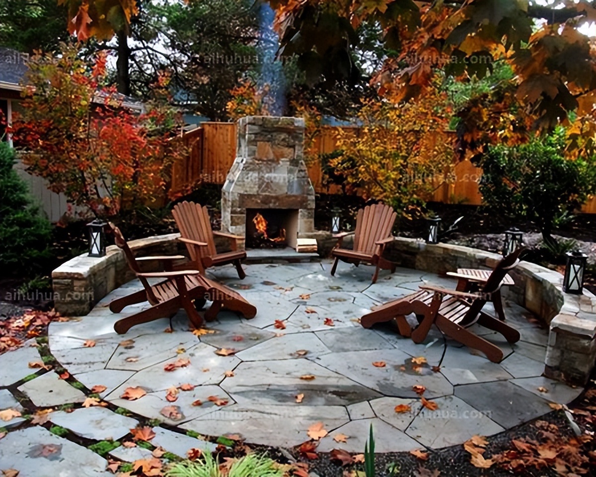 |一叶知秋，最好的赏秋去处，莫过于一座小院