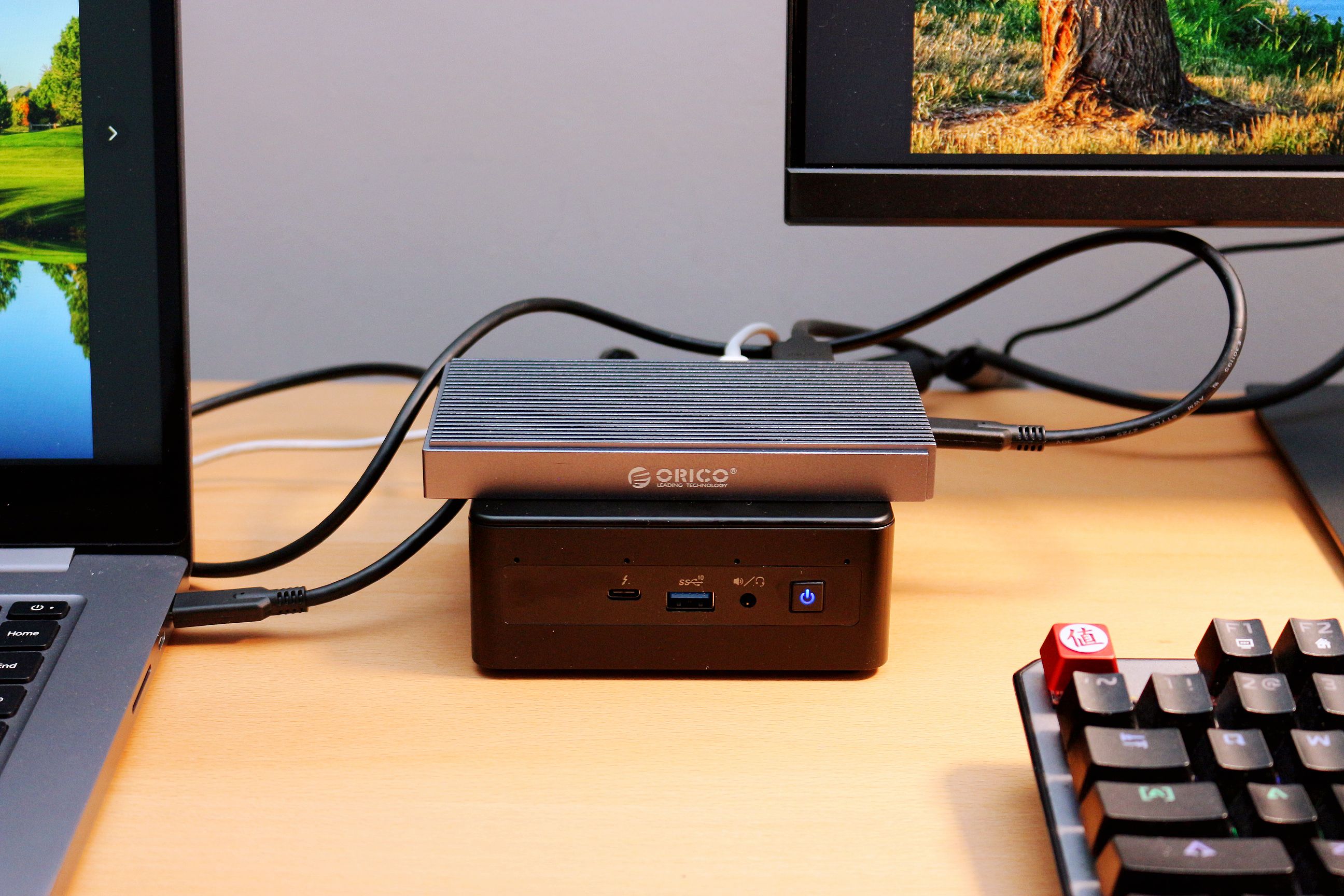 移动硬盘|可以当移动硬盘的奥睿科TYPE-C扩展坞，轻便笔电的绝配