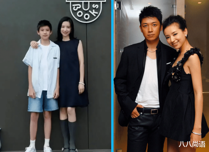 潘粤明|13岁顶顶长大了!新照个头快赶上妈妈,五官却越长越像爸爸潘粤明