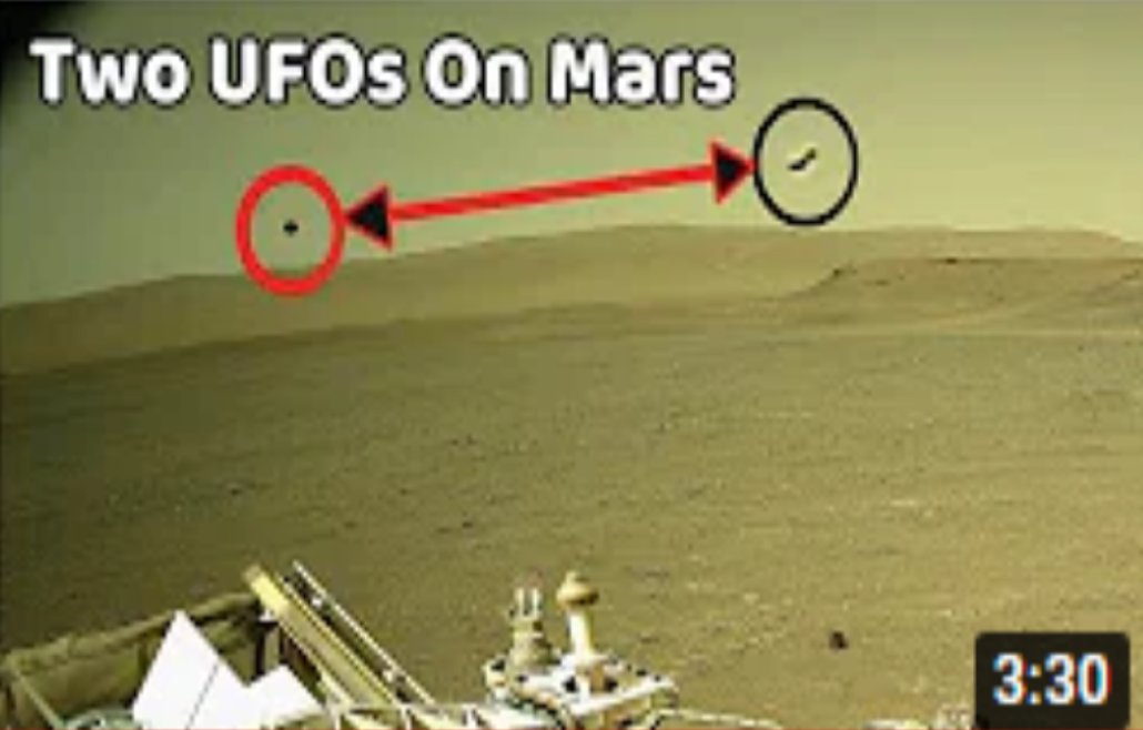 毅力号拍到“火星UFO”?地平线上有两个不明飞行物,到底是啥?