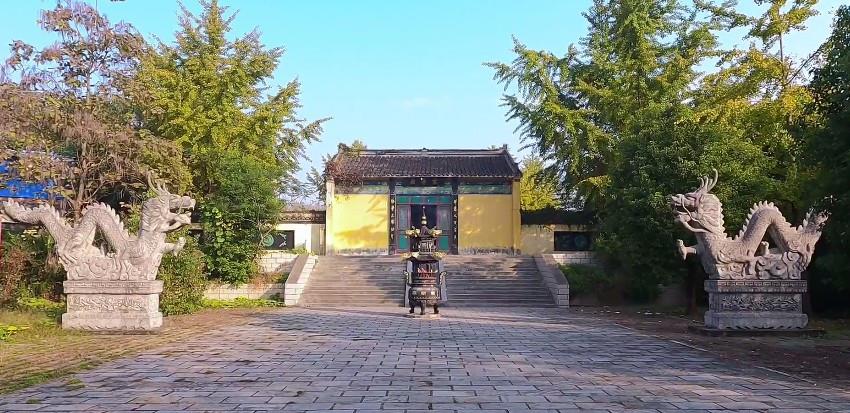 古镇|淮南古镇一座玄帝庙，始建于唐朝，神像由金铜打造
