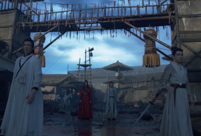 白愁飞|说英雄谁是英雄：5个人，两对cp在撒糖，唯有白愁飞在赏月