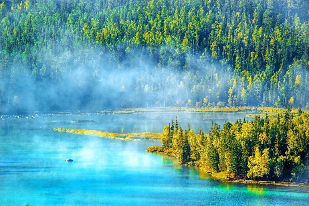 |喀纳斯的秋天刷爆朋友圈，简直令全国人民都羡慕坏了！