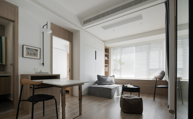 43㎡小户型，打破固定式设计，布局弹性可变，一整个就是爱住！