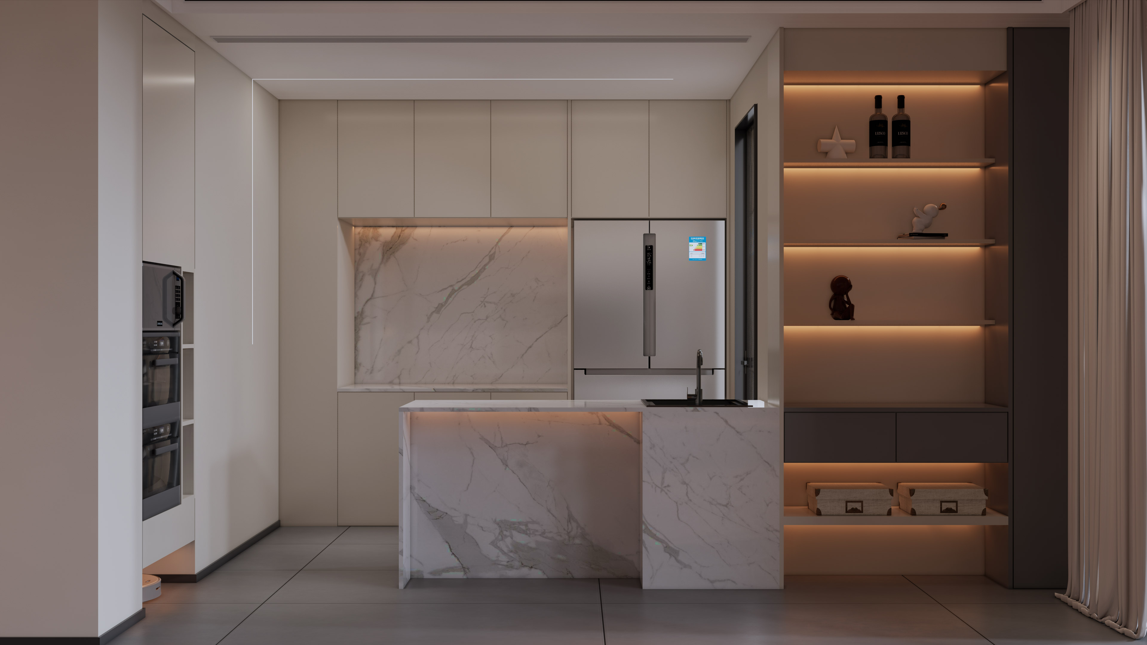 151㎡ 现代奶油风,一隅安宁